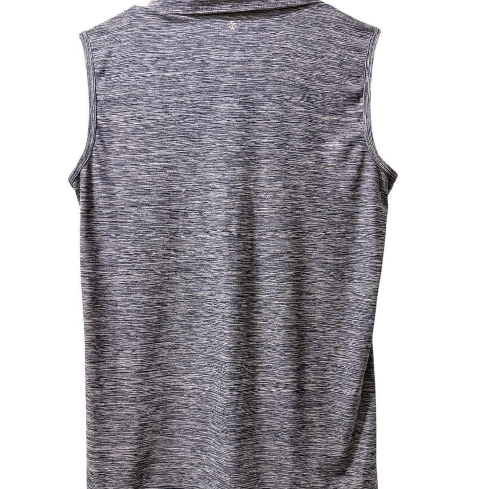 IZOD Golf Sleeveless Polo Shirt Women’s Small Gray Heather Athletic Top - Picture 2 of 4